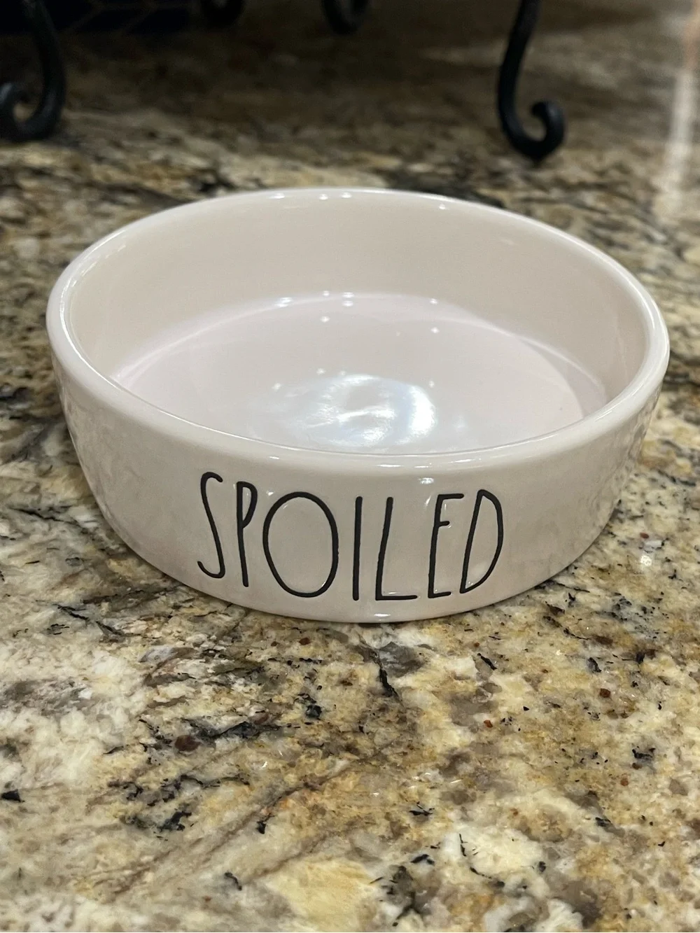 Rae Dunn SPOILED and PAWS OFF cat/pet Bowls Set  - Brand new